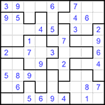 Судоку-пазл 9х9 #264 легкий