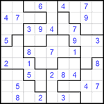 Судоку-пазл 9х9 #226 средний