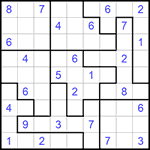 Судоку-пазл 9х9 #233 средний