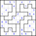 Судоку-пазл 9х9 #235 средний