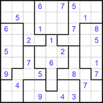 Судоку-пазл 9х9 #241 средний