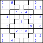 Судоку-пазл 9х9 #247 средний