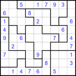 Судоку-пазл 9х9 #248 средний