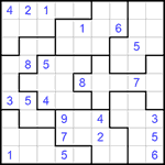 Судоку-пазл 9х9 #248 трудный