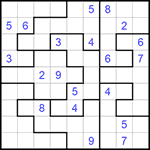 Судоку-пазл 9х9 #246 очень трудный