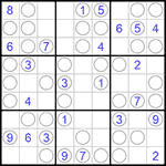 Судоку “Чет-нечет” 9х9 #170 легкий