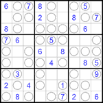 Судоку “Чет-нечет” 9х9 #171 легкий