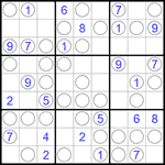 Судоку “Чет-нечет” 9х9 #175 легкий