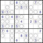 Судоку “Чет-нечет” 9х9 #177 легкий