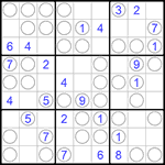 Судоку “Чет-нечет” 9х9 #179 легкий