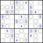 Судоку “Чет-нечет” 9х9 #180 легкий