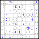 Судоку “Чет-нечет” 9х9 #185 легкий