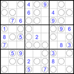 Судоку “Чет-нечет” 9х9 #186 легкий