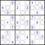 Судоку “Чет-нечет” 9х9 #187 легкий