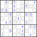 Судоку “Чет-нечет” 9х9 #189 легкий