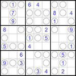 Судоку “Чет-нечет” 9х9 #190 легкий