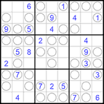 Судоку “Чет-нечет” 9х9 #194 легкий