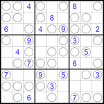 Судоку “Чет-нечет” 9х9 #168 средний