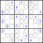 Судоку “Чет-нечет” 9х9 #170 средний