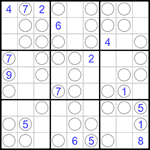 Судоку “Чет-нечет” 9х9 #173 средний