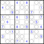 Судоку “Чет-нечет” 9х9 #176 средний