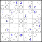 Судоку “Чет-нечет” 9х9 #177 средний