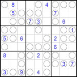 Судоку “Чет-нечет” 9х9 #182 средний