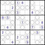 Судоку “Чет-нечет” 9х9 #183 средний