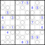 Судоку “Чет-нечет” 9х9 #185 средний