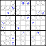 Судоку “Чет-нечет” 9х9 #191 средний