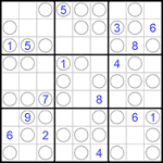 Судоку “Чет-нечет” 9х9 #194 средний