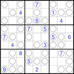 Судоку “Чет-нечет” 9х9 #195 средний