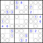 Судоку “Чет-нечет” 9х9 #163 трудный