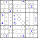 Судоку “Чет-нечет” 9х9 #165 трудный