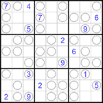 Судоку “Чет-нечет” 9х9 #170 трудный