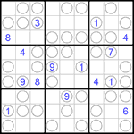 Судоку “Чет-нечет” 9х9 #172 трудный