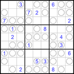 Судоку “Чет-нечет” 9х9 #173 трудный