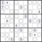 Судоку “Чет-нечет” 9х9 #177 трудный