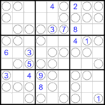 Судоку “Чет-нечет” 9х9 #179 трудный