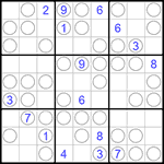 Судоку “Чет-нечет” 9х9 #180 трудный