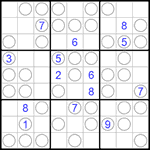 Судоку “Чет-нечет” 9х9 #181 трудный