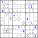 Судоку “Чет-нечет” 9х9 #182 трудный