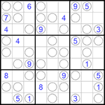 Судоку “Чет-нечет” 9х9 #183 трудный