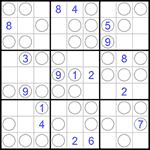 Судоку “Чет-нечет” 9х9 #187 трудный