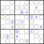 Судоку “Чет-нечет” 9х9 #188 трудный