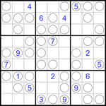 Судоку “Чет-нечет” 9х9 #189 трудный