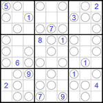 Судоку “Чет-нечет” 9х9 #190 трудный