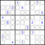 Судоку “Чет-нечет” 9х9 #159 очень трудный