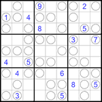 Судоку “Чет-нечет” 9х9 #160 очень трудный