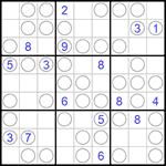 Судоку “Чет-нечет” 9х9 #163 очень трудный